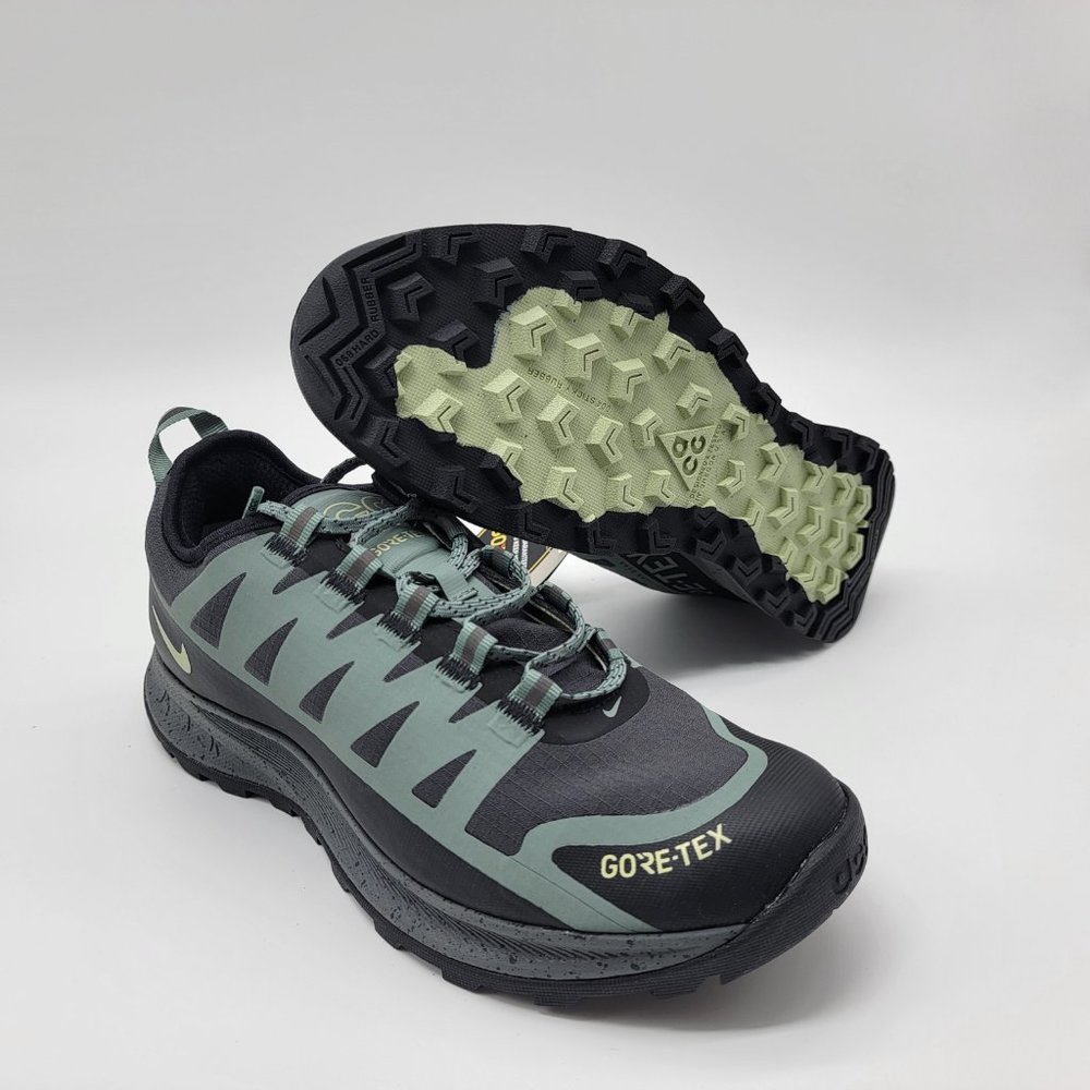 NEW Nike ACG Air Nasu GORE-TEX Green Hiking Running Shoes Sneakers